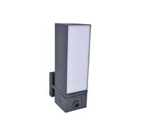 Applique d'extérieur LED CUBA anthracite et blanc 17 W, nuances de blanc, 1 000 lm, aluminium, dimensions : 32,5 x 9,3 x 14,6 cm, IP44, Lutec