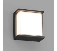 Faro Barcelona Applique murale d'extérieur HIKARI – aluminium, IP65, 10 W, gris foncé
