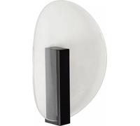Applique d'extérieur LED LAREDO noir et transparent 9 W, blanc chaud, 296 lm, plastique, dim. : 32,4 x 10,6 x 23 cm, IP54, Lucide