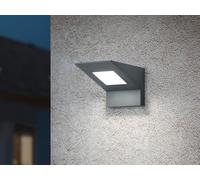 Applique d'extérieur LED NELSON anthracite 8 W, blanc chaud, 850 lm, aluminium, dimensions : 10,2 x 9,9 x 9,9 cm, IP54, Trio