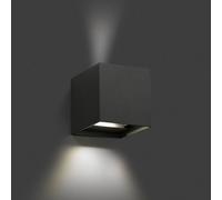 Applique D'extérieur Led Olan, Gris Foncé