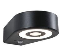 Paulmann Applique murale d'extérieur Silma LED 3000K 600 lm Détecteur crépusculaire IP44 Anthracite