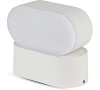 Applique d'extérieur LED VT-816 blanche 6 W, blanc chaud, 722 lm, aluminium, dimensions : 5 x 11,5 x 10 cm, IP65, V-TAC
