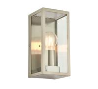 Applique d'extérieur « OXFORD » chromée-argentée, 1xE27x28W, métal, dimensions : 23,5 x 11,5 x 11 cm, IP44, Endon