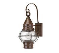 Applique d'extérieur rétro Brown burnt sienna E27 100W Cape Cod Hinkley