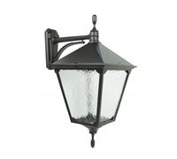 Applique d'extérieur Retro noire 1xE27x100W en aluminium, dimensions : 68x32x45,5 cm, IP43, SU-MA