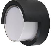 Applique d'extérieur V-TAC 12 W LED IP65 noire ronde VT-827 3000 K 1155 lm