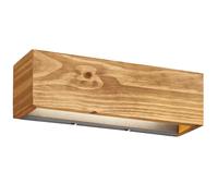 Applique, dimmable, bois, éclairage indirect, applique murale, lampe de couloir, interrupteur variateur, 1x LED 13W 1800Lm blanc chaud, LxP 37x11 cm