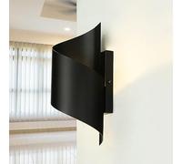Applique d'intérieur FLOW Lampe murale au design moderne et incurvé Éclairage indirect pour le couloir, l'escalier et le salon
