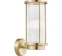Applique durable NORDLUX Linton IP54, Variante : Ø 99 x 298 mm, E27, 15 W, laiton