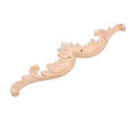 Applique en Bois Creux Sculptée, Style Européen Élégant pour Meuble | Motif Vigne, Reliefs Détaillés, Grain Khaki, Cuisine et Salle à Manger