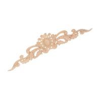 Applique en Bois Élégante pour Meubles, Décorative, Non Peinte | Bois Beige, Style Luxueux, pour Intérieur et Bureau, , Finition Solide