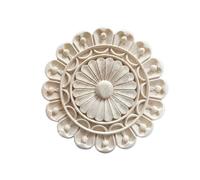 Applique En Bois Sculpté Appliques en bois sculptées, appliques de meubles, décoration de maison, décalcomanie de chambre à coucher for porte principale(E 12cmX12cm)
