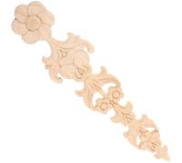 Applique en Bois Sculpté Beige pour Meubles et Décoration Intérieure | Bois, Finition Polie Fine, Léger et Robuste, Facile à Peindre ou Teinter, Effet Décoratif Créatif