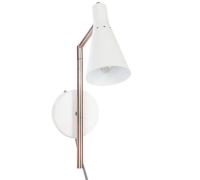 Applique en fer Bren - H. 47 cm - Blanc