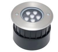 Applique encastrée au sol LED C4, 0,4 W, lumière blanc chaud, 10 lm, indice de protection IP65-IP67, couleur grise