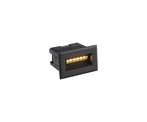 Applique encastrée ext. LED BAY S noire Nowodvorski
