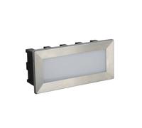 Applique encastrée façade LED 3,5W 3000K IP65 argent