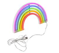 Applique enfant néon arc-en-ciel LED 3W USB/AA Polux