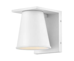 Applique ext. blanche cône GU10 8W IP44 Hinkley Hans