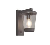 Applique ext. Cavado anthracite capteur E27 IP44 Trio