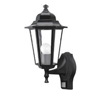 Applique ext. classique capteur E27 noire Velence Rabalux