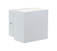 Applique ext. Cybo LED 2x3W 230V IP65 carrée blanche