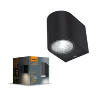Applique ext. façade noire LED 3W alu IP54 PELLE Videx