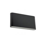Applique ext. haut/bas 2xLED 5,5W noir IP54 SU-MA Slim