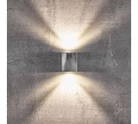 Applique Ext. Led Canto Kubi 2, 10 Cm, Galvanisée acier galvanisé