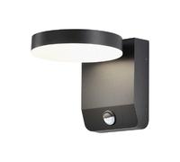 Applique ext. LED V-TAC 17W détecteur IP65 4000K noire