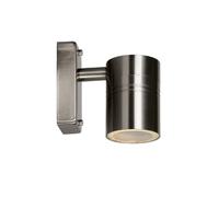 Applique ext. Lucide Arne-LED GU10 5W 2700K chromée IP44