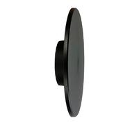 Applique ext. moderne noire disque ?25 LED 18W IP65