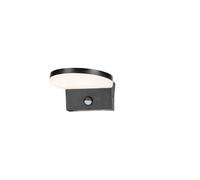 Applique ext noire détecteur LED 9W IP54 Batida Rabalux