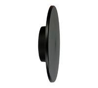 Applique ext. noire ronde ?22 LED 15W IP65 DISK Milagro