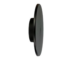 Applique ext. noire ronde ?22 LED 15W IP65 DISK Milagro