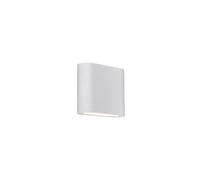 Applique ext. ovale blanche LED 3W 4000K haut/bas IP54