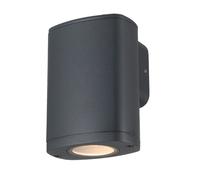 Applique ext. ovale grise GU10 10W IP54 Kanlux ZEVI