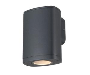 Applique ext. ovale grise GU10 10W IP54 Kanlux ZEVI