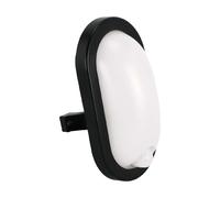 Applique ext. ovale LED 11W IP54 détecteur PIR neutre
