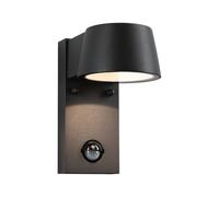 Applique ext. PIR LED 5W 3000K noire Capea Paulmann