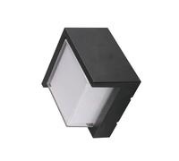 Applique ext. V-TAC 7W carrée noire IP65 3000K 670lm