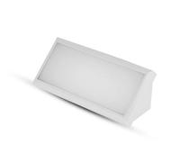 Applique ext. V-TAC LED 12W blanche IP65 6400K 1250lm