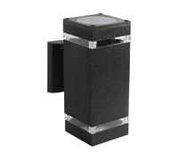 Applique ext. V-TAC noire IP44 2xE27 haut/bas VT-968
