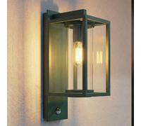 Applique extérieur avec détecteur Ferda Lucande, dimmable, vert, Aluminium, Moderne