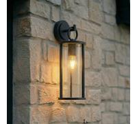 Applique extérieur Emmeline Lucande, dimmable, noir, Aluminium, Moderne, Applique Exterieur