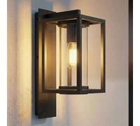 Applique extérieur Ferda Lucande, dimmable, noir, Aluminium, Moderne, Applique Exterieur