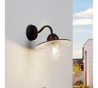 Applique extérieur Filip Lindby, dimmable, marron, Métal, Moderne, Applique Exterieur