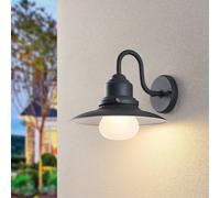 Lindby Applique Exterieur Roisin à intensité variable (Antique, Classic) en Gris Métal (1 lampe,à E27) Murale Luminaire Lampe Jardin Eclairage