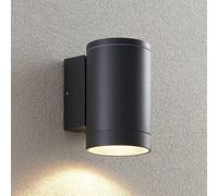 Applique extérieur Thomke Lucande, dimmable, gris, Aluminium, Moderne, Applique Exterieur
